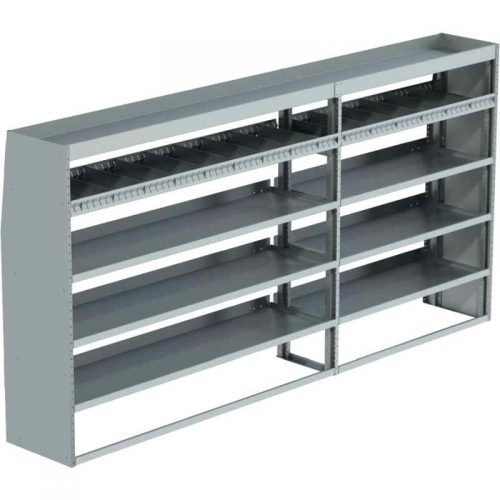Ford Transit Low Roof Tapered Shelving Unit, Std. Tray 18″D x 47″H x