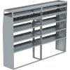 Sprinter Tapered Shelving Unit, Pipe Tray, 18"D x 69" x 95"L (#360059)