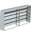 Transit Tapered Shelving Unit, Std. Tray, 18"D x 61"H x 127"L (#360168)