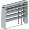 Transit Tapered Shelving Unit, Pipe Tray, 18"D x 69"H x 94"L (#360187)