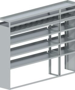 Transit Tapered Shelving Unit, Pipe Tray, 18