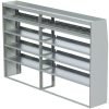 Nissan NV Tapered Shelving Unit, Std. Tray, 18"D x 61"H x 95"L, 4 Reversible Shelves (#360010)