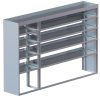 Cube Shelving Unit, Std. Tray, 18"D x 61"H x 94"L (#360023)