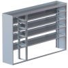 Cube Shelving Unit, Std. Tray, 18"D x 65"H x 70"L (#360028)