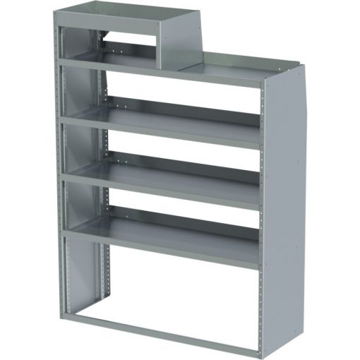 Sprinter Tapered Shelving Unit, RH Notched, 18"D x 65"H x 48"L (#360050)