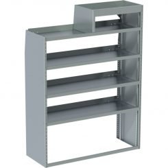 Sprinter Tapered Shelving Unit, LH Notched, 18"D x 59"H x 48" L (#360051)