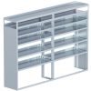 Cube Shelving Unit, Pipe Tray, 18"D x 70"H x 95"L (#360066)