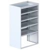 Cube Shelving Unit, Std. Tray, 23"D x 65"H x 37"L (#360075)