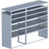 Cube Shelving Unit, Pipe Tray, 23"D x 66"H x 91"L (#360081)