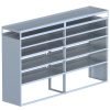 Cube Shelving Unit, Pipe Tray, 23"D x 70" x 108"L (#360085)
