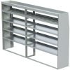 ProMaster Tapered Shelving Unit, Std. Tray, 18"D x 57"H x 95"L, 4 Reversible Shelves (#360201-R)