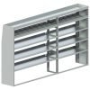 ProMaster Tapered Shelving Unit, Std. Tray, 18"D x 57"H x 105"L (#360202)