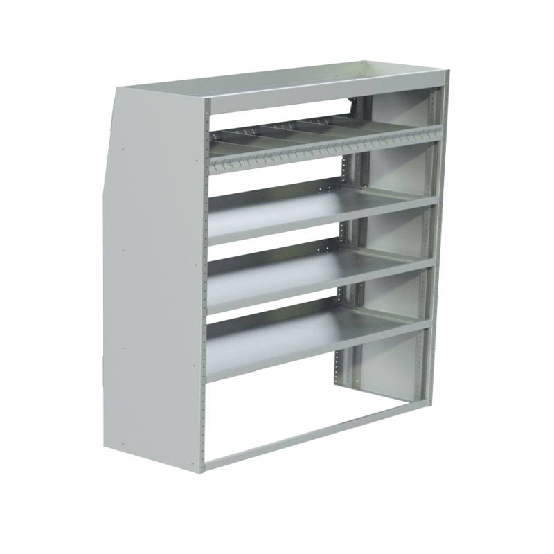 Transit Tapered Shelving Unit, LH Notched, 18″D x 47″H x 58″L (#360262 ...