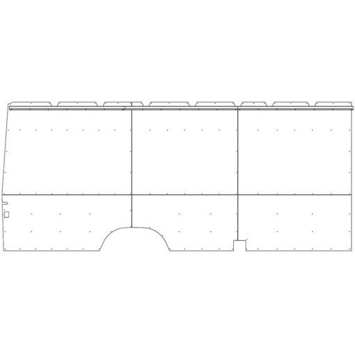 Sprinter Interior Wall Panels HR 170WB Ext. Driver-side
