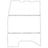 Nissan NV Interior Wall Panels HR Passenger-side