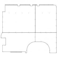 ProMaster Interior Wall Panels HR 159WB Std. Passenger-side