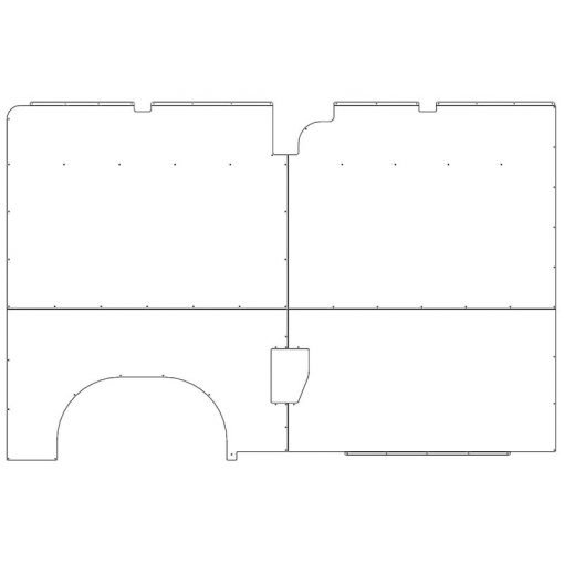 ProMaster Interior Wall Panels HR 136WB Driver-side