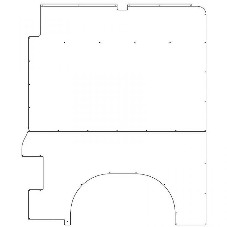 ProMaster Interior Wall Panels High Roof 136WB Passenger-side ...