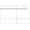 Transit Interior Wall Panels HR 148WB Std. Driver-side