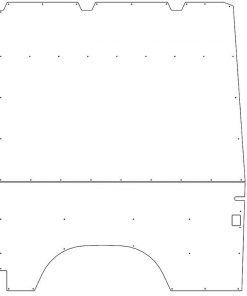 Sprinter Interior Wall Panels High Roof 144WB Passenger-side - Smooth
