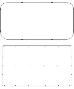 ProMaster Interior Sliding Door Panels Low Roof Full - Smooth