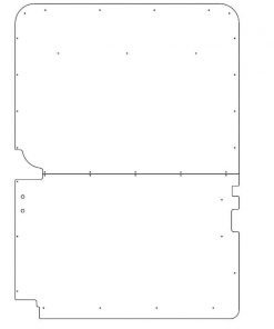 ProMaster Interior Sliding Door Panels High Roof Full - Tread Brite