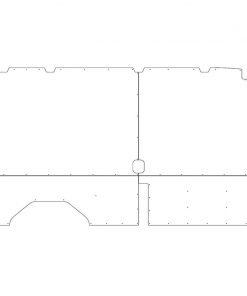Transit Interior Wall Panels Mid Roof 148WB Driver-side - Smooth