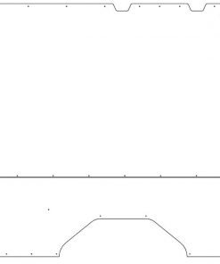 Transit Interior Wall Panels Mid Roof 148WB Passenger-side - Smooth