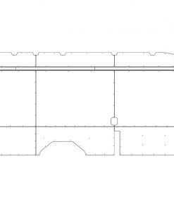 Transit Interior Wall Panels HR 148WB Ext. Driver-side - Tread Brite