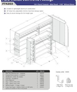 Transit Mid-Roof 148WB HVAC Package