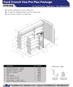 Transit High-Roof 148WB Pro Plus Package