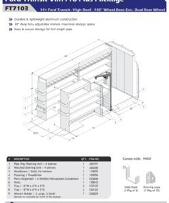 Transit High-Roof 148WBE DRW Pro Plus Package