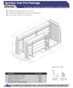 Sprinter High-Roof 170WBE SRW Pro Package